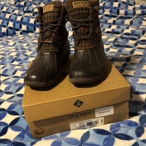 Sperry Kids' Black and Brown Boots